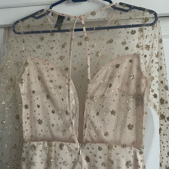 Forever 21 Gold Dress. Pre-Owned. - Picture 3 of 5